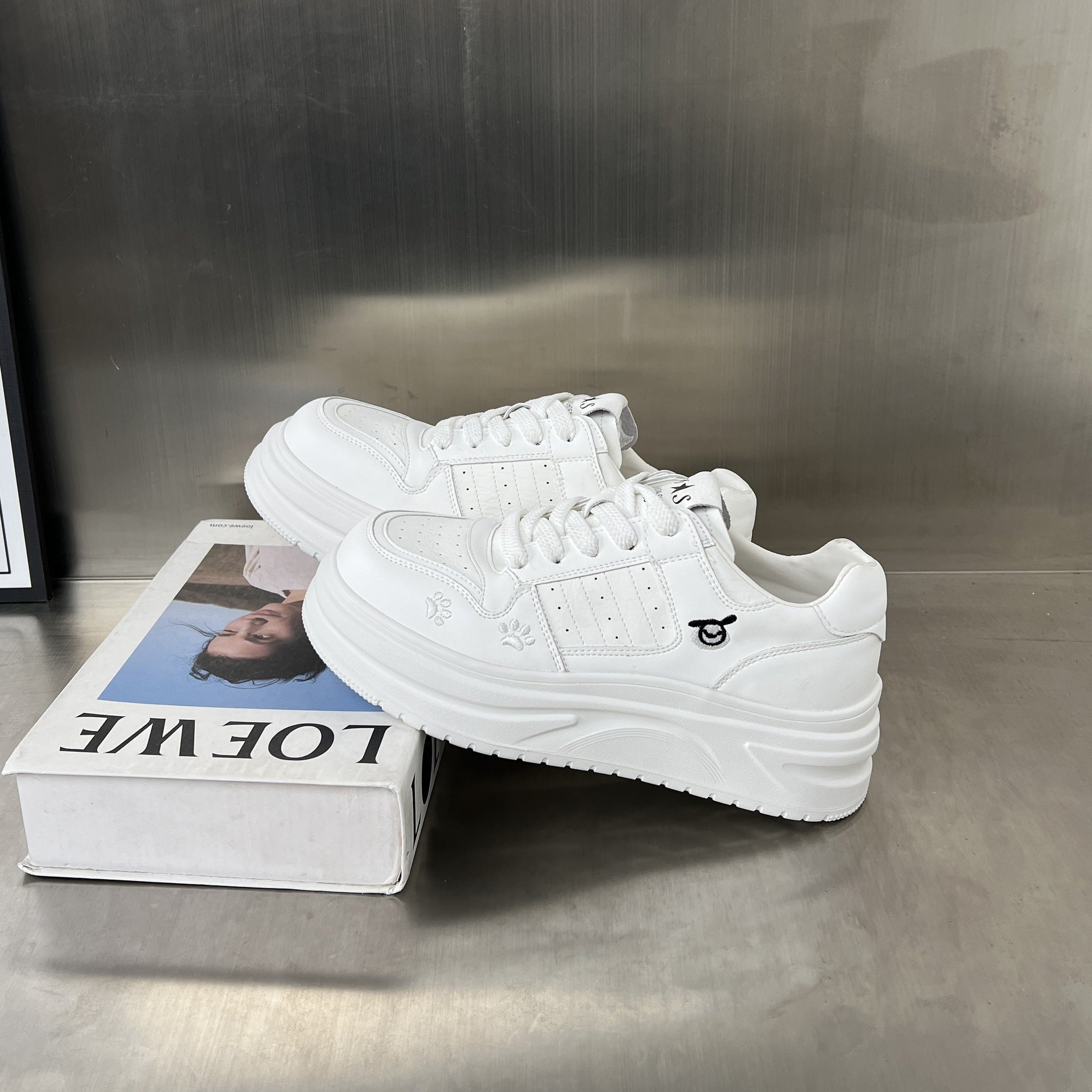 Damen Plattform Sneaker mit dämpfender Sohle und atmungsaktivem Obermaterial R&B