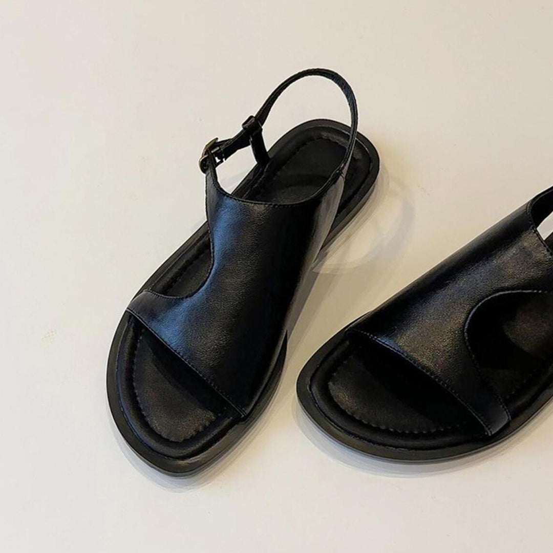 Damen Lederelastische Sandalen R&B