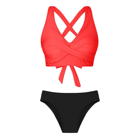 Damen Zweiteiliger Badeanzug mit floralem Design R&B