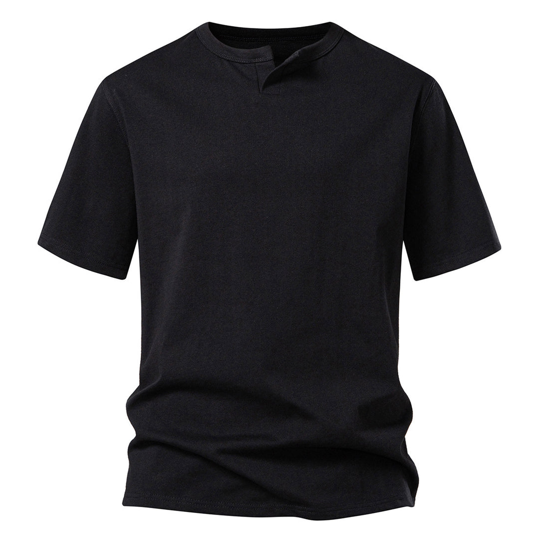 Herren T-Shirt mit modernem Ausschnitt und komfortablem Schnitt R&B