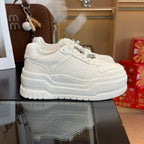 Damen modische Plateau-Sneaker mit besonderem Glitzerverzierung und atmungsaktiver Struktur R&B
