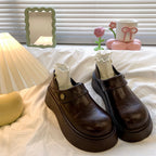 Damen modische Plateauschuhe mit elegantem Riemen und hervorragendem Tragekomfort R&B