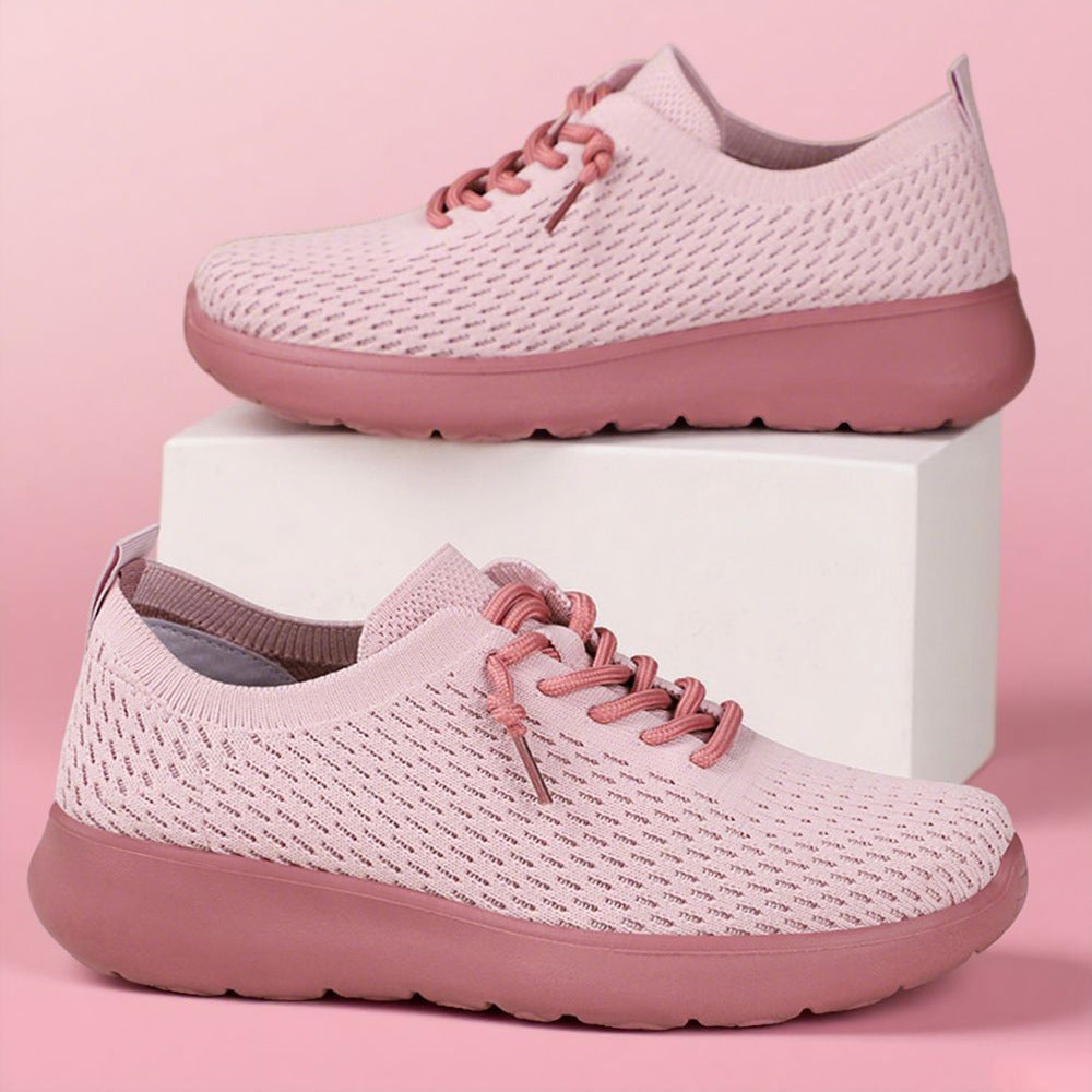Damen Atmungsaktive Freizeit-Sneaker mit flexiblem Obermaterial R&B