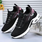 Damen Sportliche Air Cushion Sneakers mit atmungsaktivem Obermaterial und rutschfester Sohle R&B