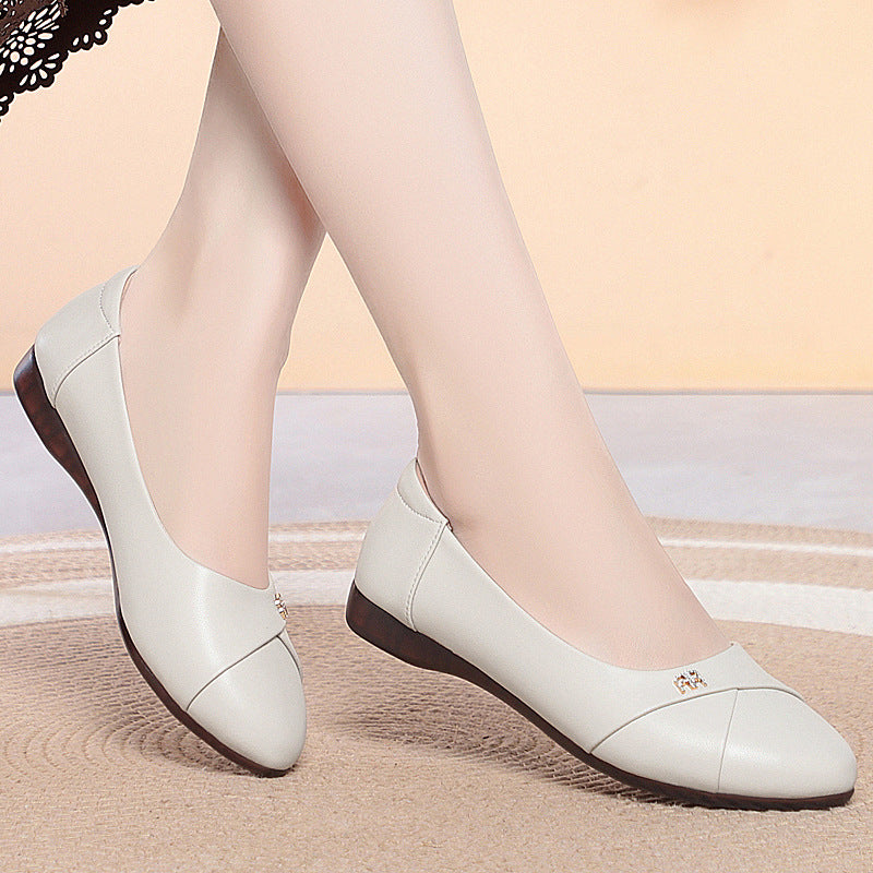 Damen Komfortable und elegante Ballerinas mit dezenter Verzierung R&B