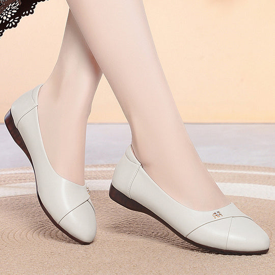 Damen Komfortable und elegante Ballerinas mit dezenter Verzierung R&B