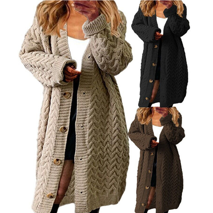 Damen Großer Strickcardigan R&B