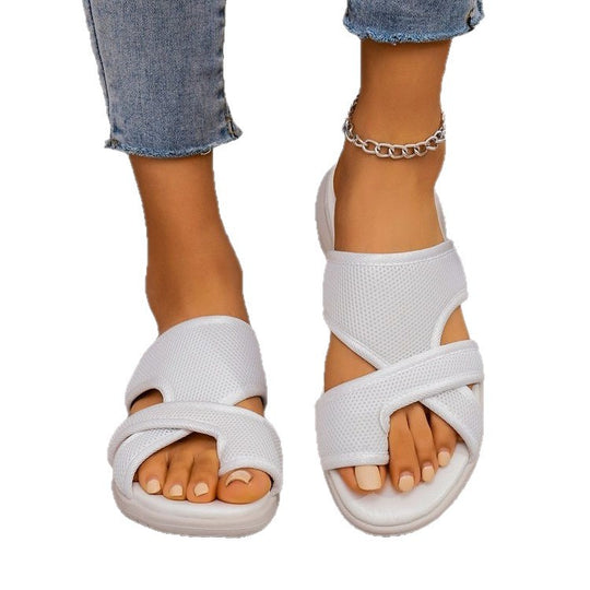 Damen Komfortable Riemchensandalen mit atmungsaktivem Obermaterial R&B