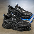 Damen Sportliche Dämpfung Sneakers mit atmungsaktiver Mesh-Oberfläche