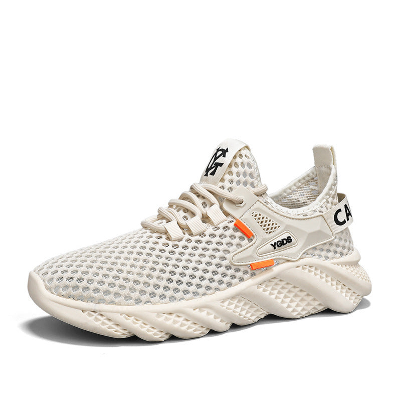 Damen Leichte Lauf-Sneaker mit atmungsaktivem Mesh-Obermaterial und rutschfester Sohle