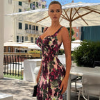 Damen Elegantes Maxikleid mit floralem Print und feminine Passform R&B