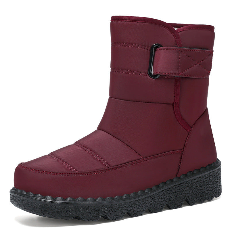 Damen Isolierte Winterstiefel mit praktischem Klettverschluss R&B