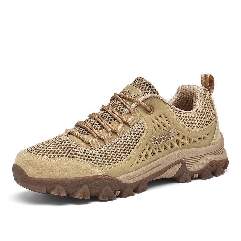 Damen Outdoor-Sneaker mit atmungsaktiver Mesh-Oberfläche und rutschfester Sohle R&B
