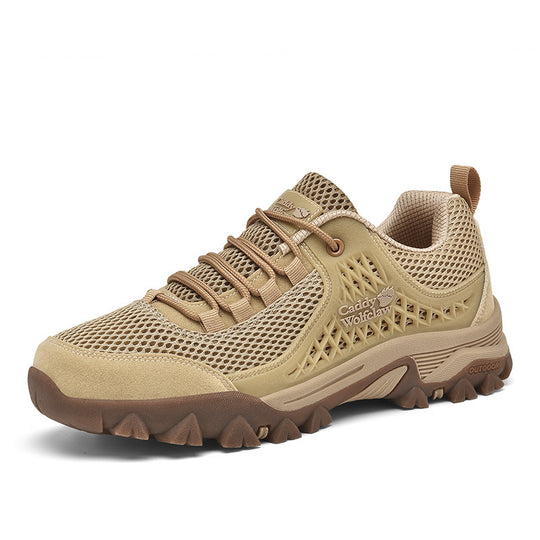 Damen Outdoor-Sneaker mit atmungsaktiver Mesh-Oberfläche und rutschfester Sohle R&B