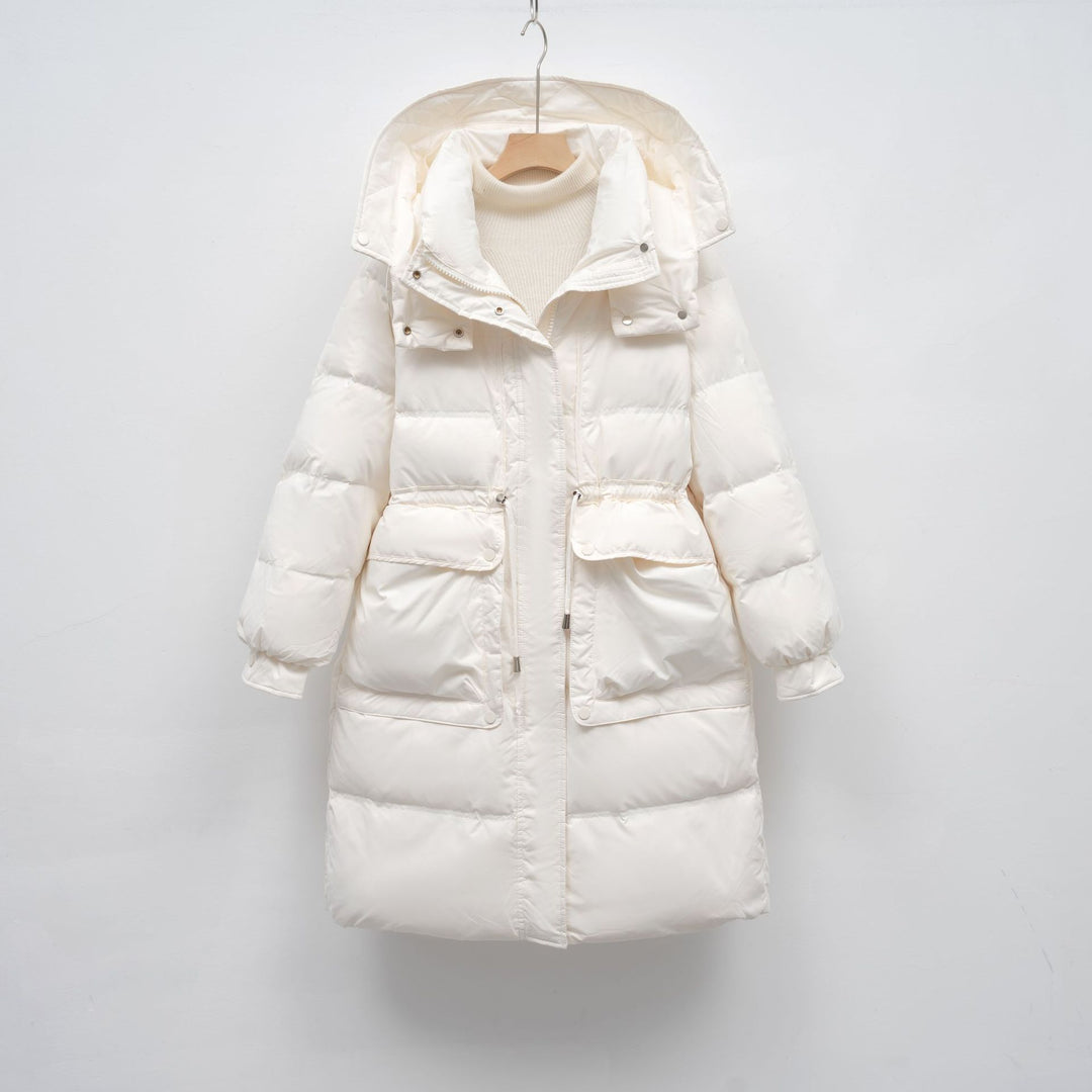Damen isolierte Winterjacke mit verstellbarem Bund R&B