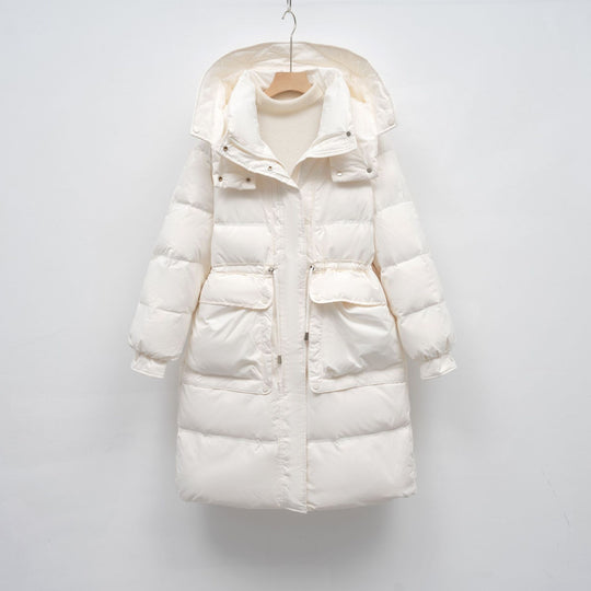 Damen isolierte Winterjacke mit verstellbarem Bund R&B