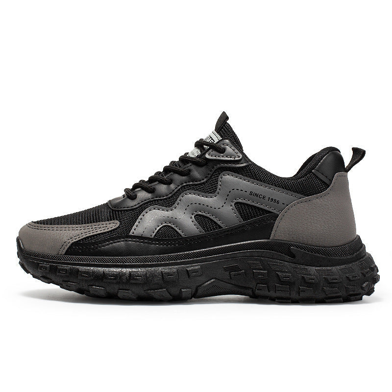 Herren Sportliche Trail-Laufschuhe mit stoßdämpfender Sohle und rutschfester Gummiunterlage R&B