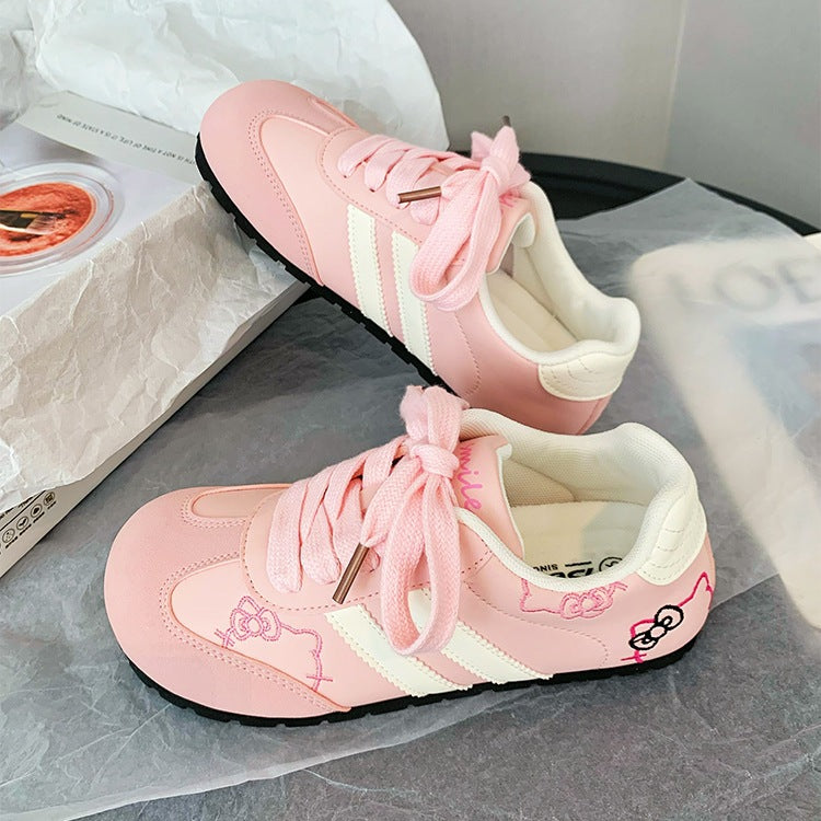 Damen Sportliche Sneakers mit niedlichem Motiv und atmungsaktivem Innenfutter R&B