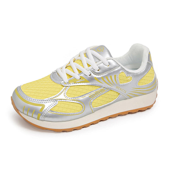 Damen Sportliche Sneaker mit atmungsaktivem Obermaterial und dämpfendem Fußbett R&B