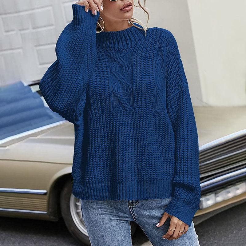 R&B | Pullover Mit Zopfmuster Und Gemütlichem Stil