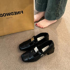 Damen Mary Jane Blockabsatzschuhe mit modischem Schnallenverschluss R&B