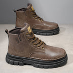 Herren Höhenverstellbare Stiefel mit rutschfester Sohle und warmem Innenfutter