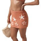 Damen Bikini-Set mit gehäkeltem Sternenmuster R&B
