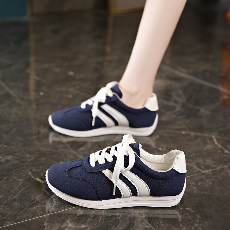 Damen Sportliche Sneakers mit atmungsaktiver Oberflächenstruktur und rutschfester Sohle R&B