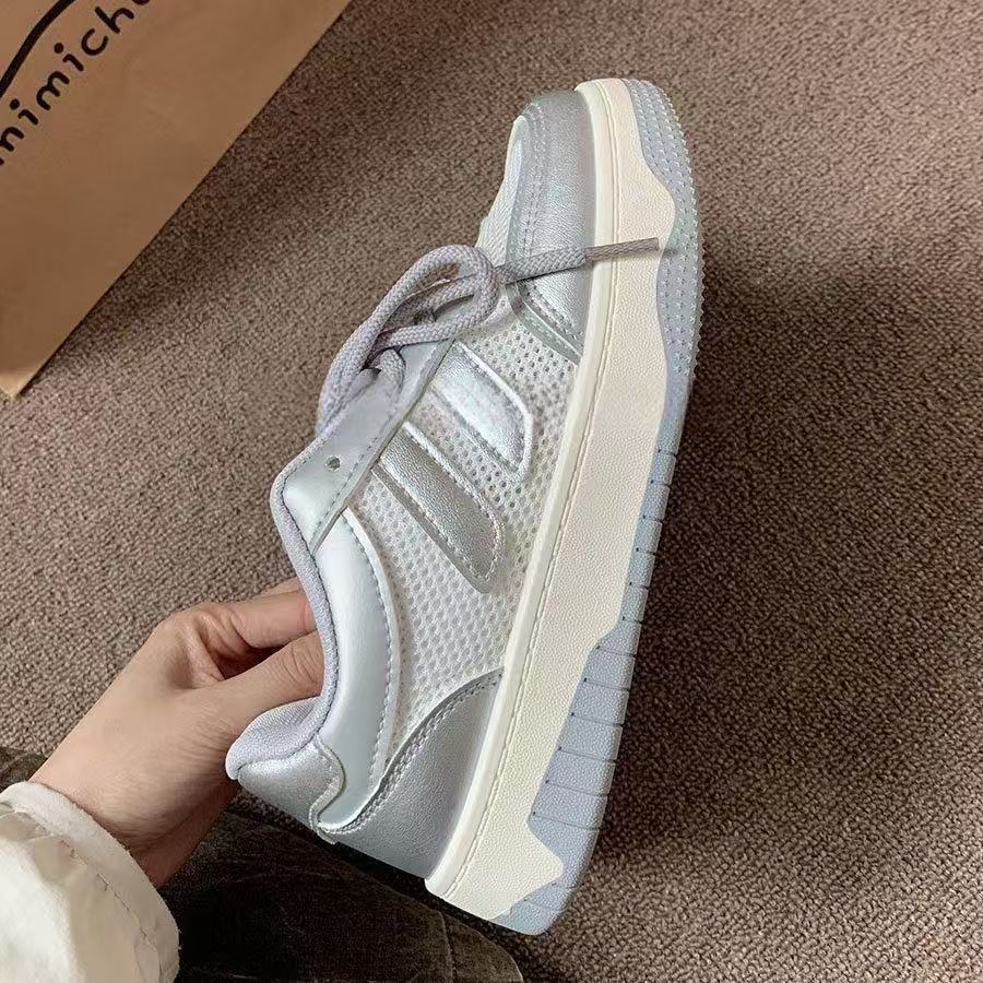 Damen Atmungsaktive Sneakers mit reflektierenden Akzenten und rutschfester Sohle R&B