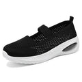 Damen Slip-On Sport Sneakers mit elastischem Riemen und atmungsaktivem Obermaterial R&B