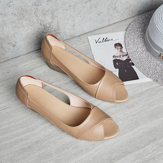 Damen Wedgesandaletten mit elegantem Cut-Out-Design und komfortabler Sohle R&B
