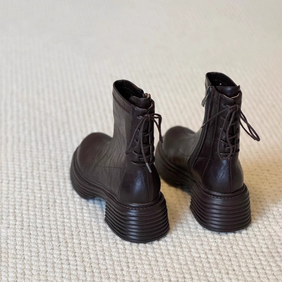 Damen stilvolle Ankle Boots mit praktischem Reißverschluss und robustem Blockabsatz R&B