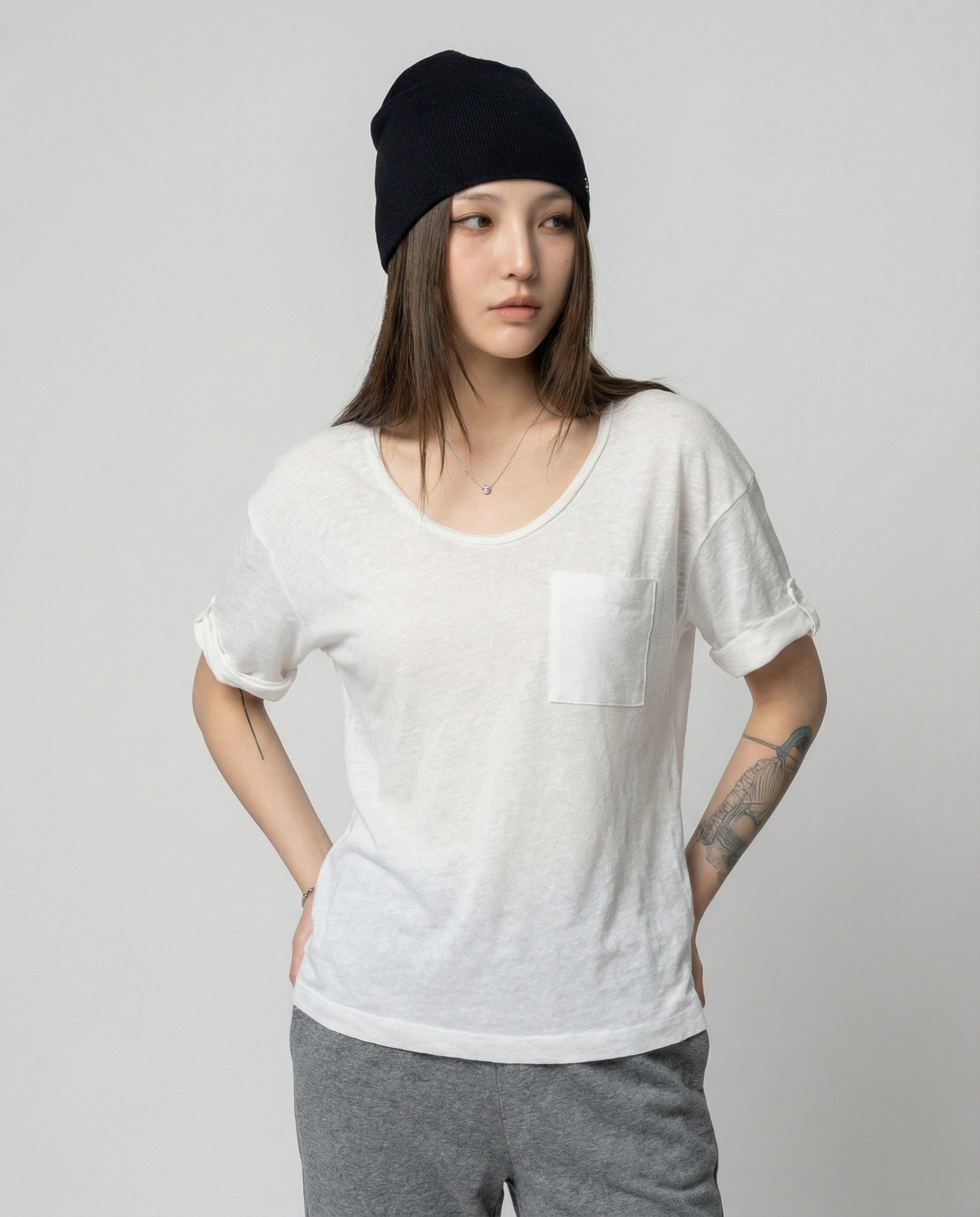 Elegantes Damen V-Ausschnitt T-Shirt Kurzarm Slim Fit Casual Oberteil