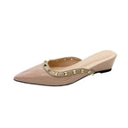 Damen spitze Mules mit Nietenverzierung R&B