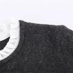 Damen Kurzjacke mit Rüschen und Knopfdetails R&B