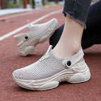 Damen Atmungsaktive Slip-On Sneakers mit elastischem Riemen R&B
