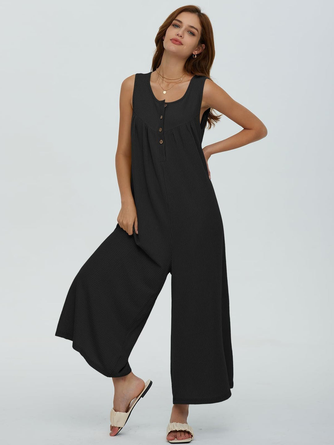 Damen lässiger Jumpsuit R&B