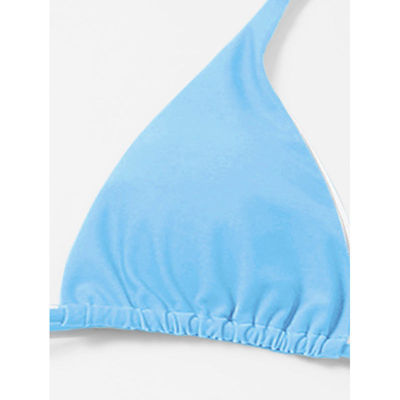 Damen Triangel-Bikini mit elegantem Wickelrock R&B
