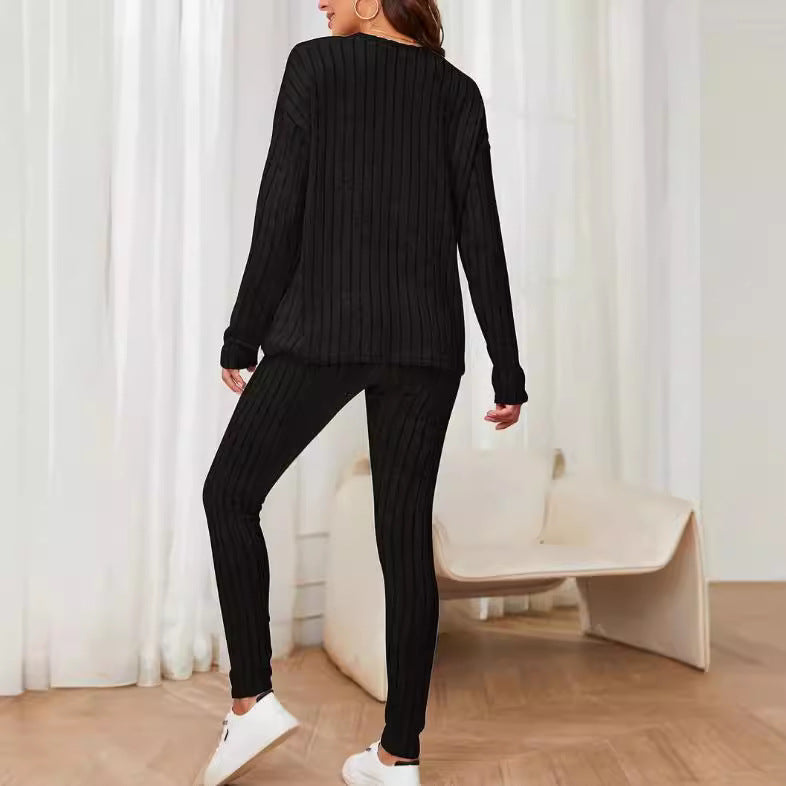 Damen bequeme Strickanzug R&B