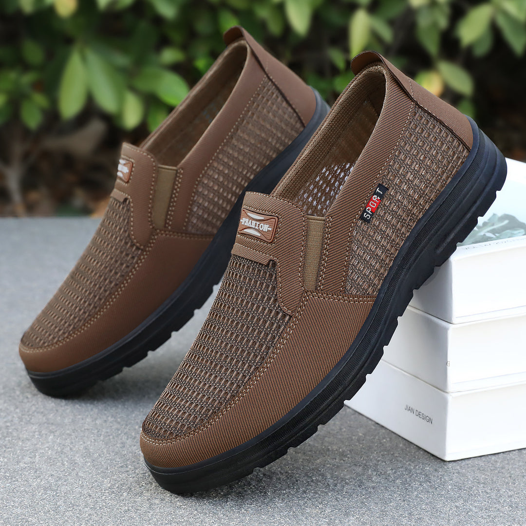 Damen Sportliche Komfort-Slipper mit elastischen Einsätzen R&B