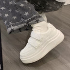 Damen Sportliche Sneakers mit breiter Sohle und elegantem Klettverschluss R&B