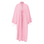 Damen Kimono-Style Morgenmantel mit verspieltem Rüschendetail R&B