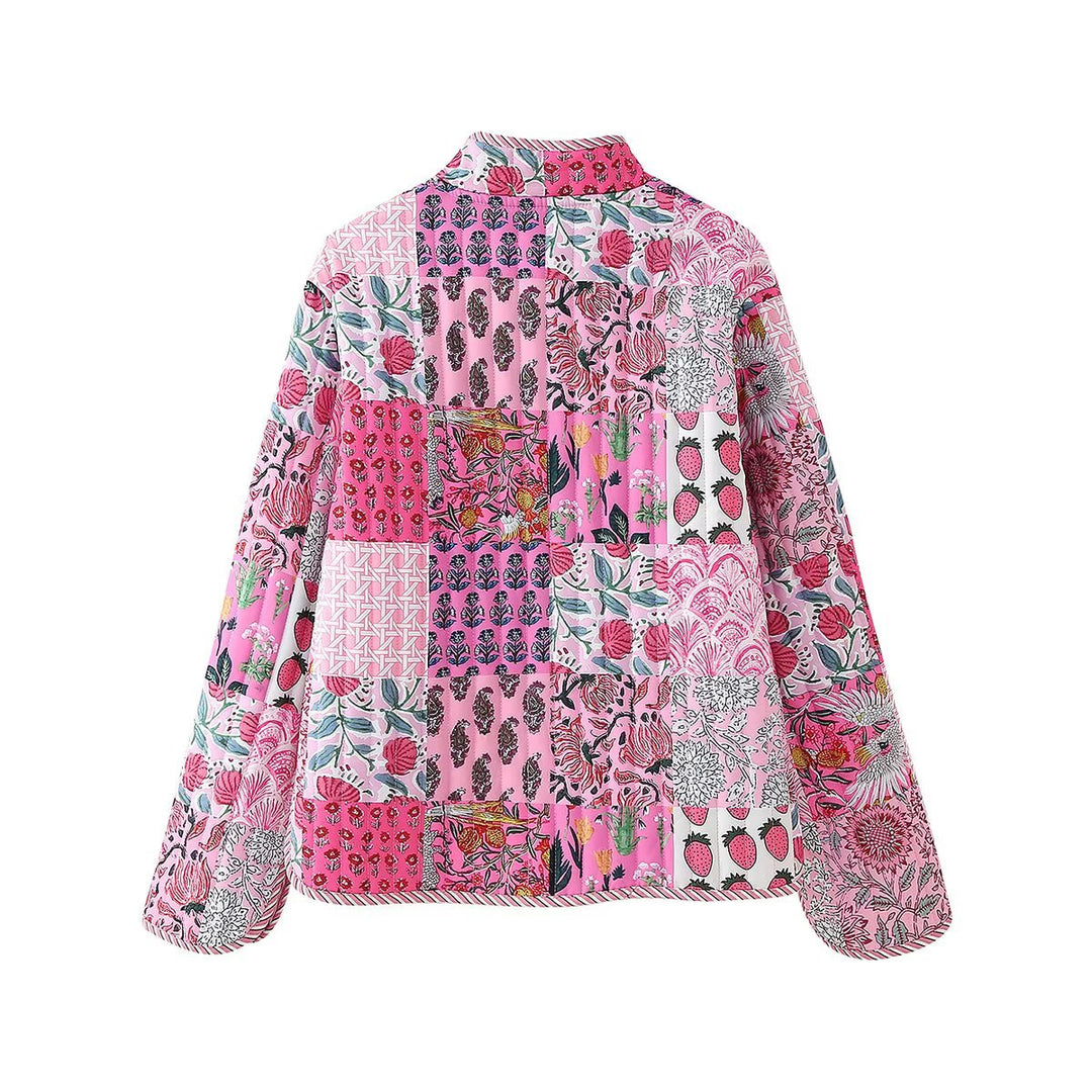 Damen Patchwork-Jacke R&B