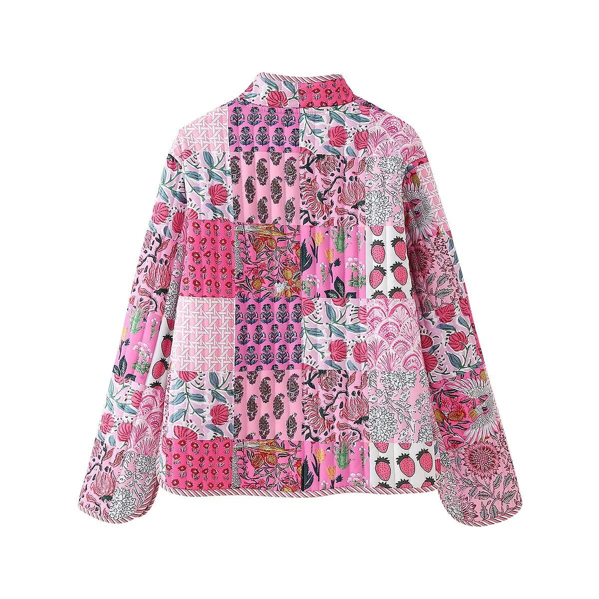 Damen Patchwork-Jacke R&B