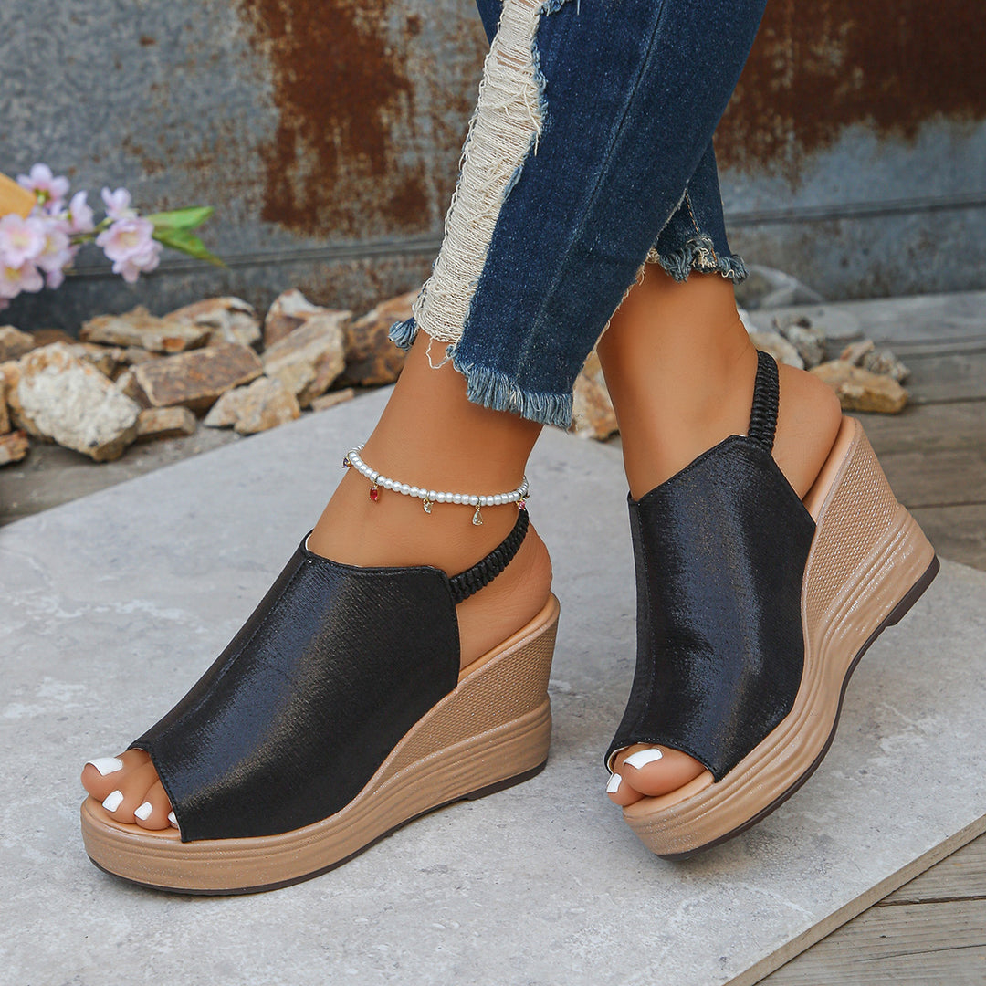Damen Keil-Sandalen R&B