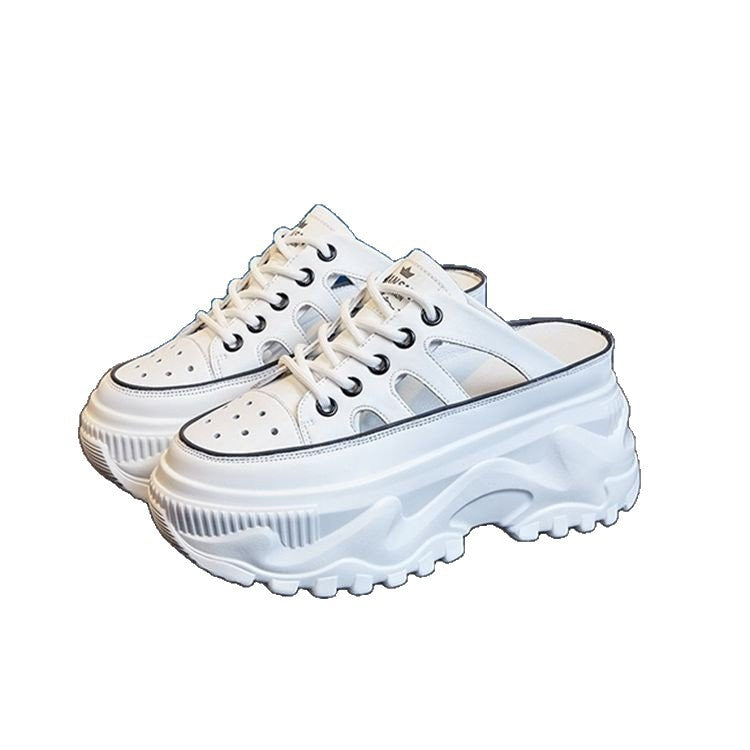 Damen Plateau-Sneaker mit luftdurchlässigem Mesh-Obermaterial und dämpfender Sohle R&B