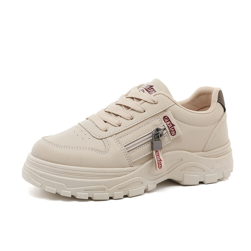 Damen Sportliche Sneaker mit praktischem Reißverschluss und rutschfester Sohle R&B