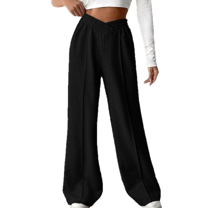 Damen Weit geschnittene Freizeithose mit elastischem Bund R&B