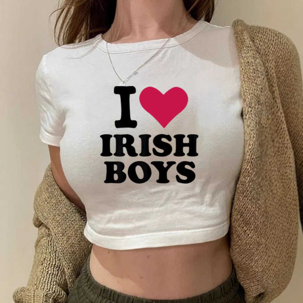 Damen T-Shirt mit künstlerischem Katzenmotiv R&B