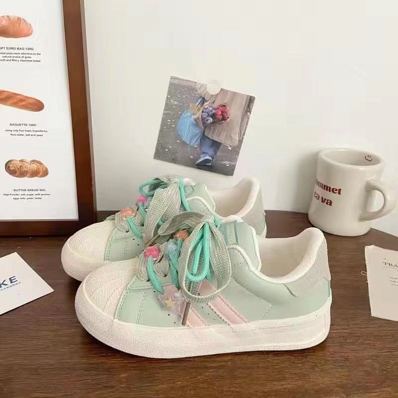 Damen modische Sneaker mit floralem Dekor und dämpfendem Sohlenprofil R&B